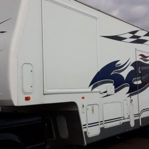 Gear Box 39' Fifth Wheel Toy Hauler for rent - RV rentals Phoenix AZ - Going Places RV Rentals