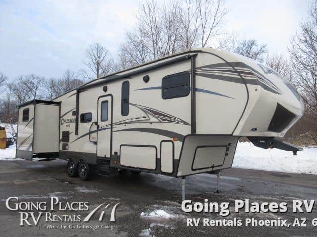 2016 Prime Time Crusader 34 Toy Hauler for rent Phoenix - Going Places RV Rentals Phoenix